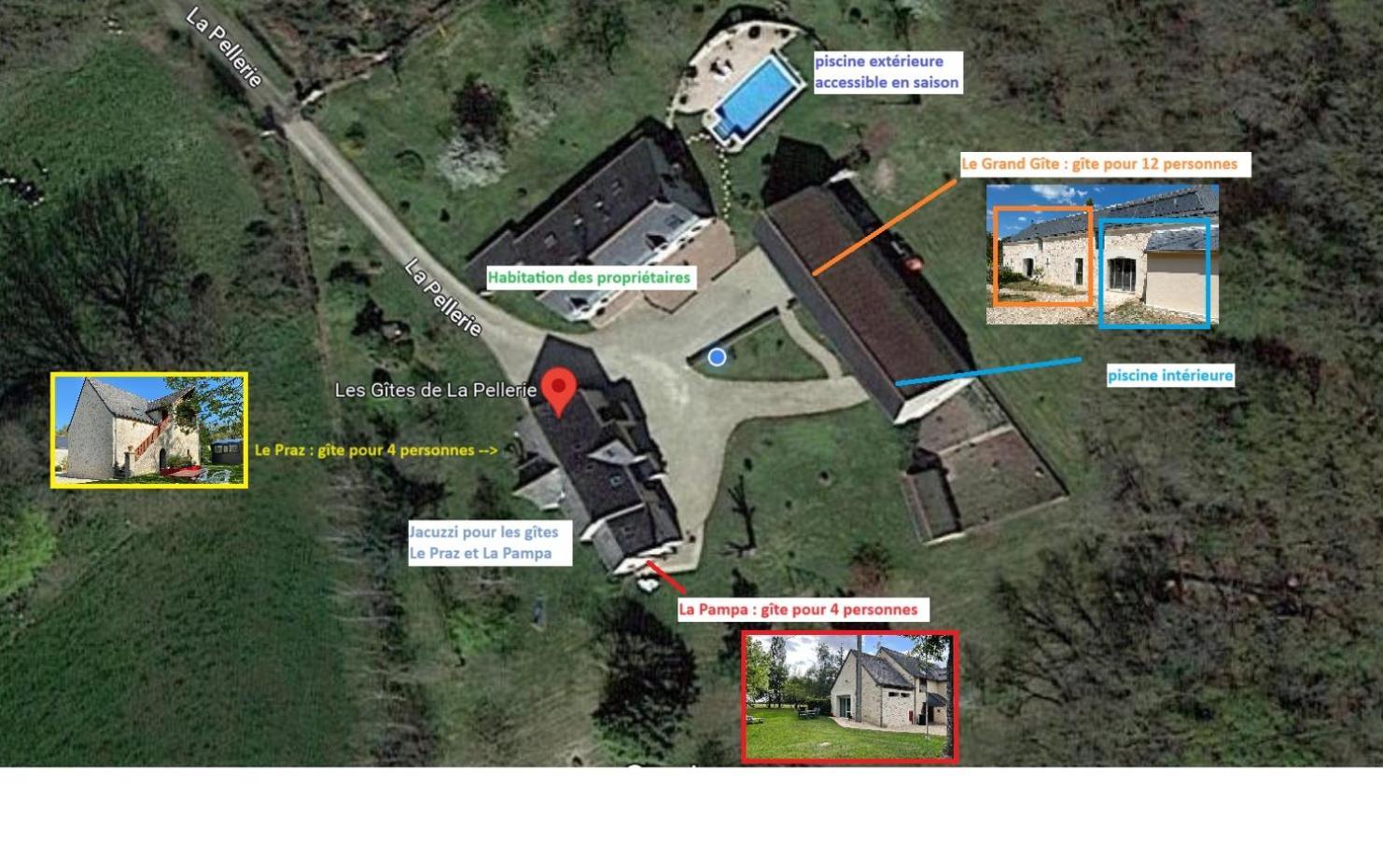 Les Gites De La Pellerie - 2 Piscines Interieur & Exterieur - Touraine - 3 Gites - Familial, Calme, Campagne Saint-Branchs 외부 사진